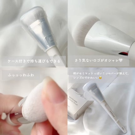 okhee 白玉ファンデーションブラシ/SOOA DOR/メイクブラシを使ったクチコミ(2枚目)