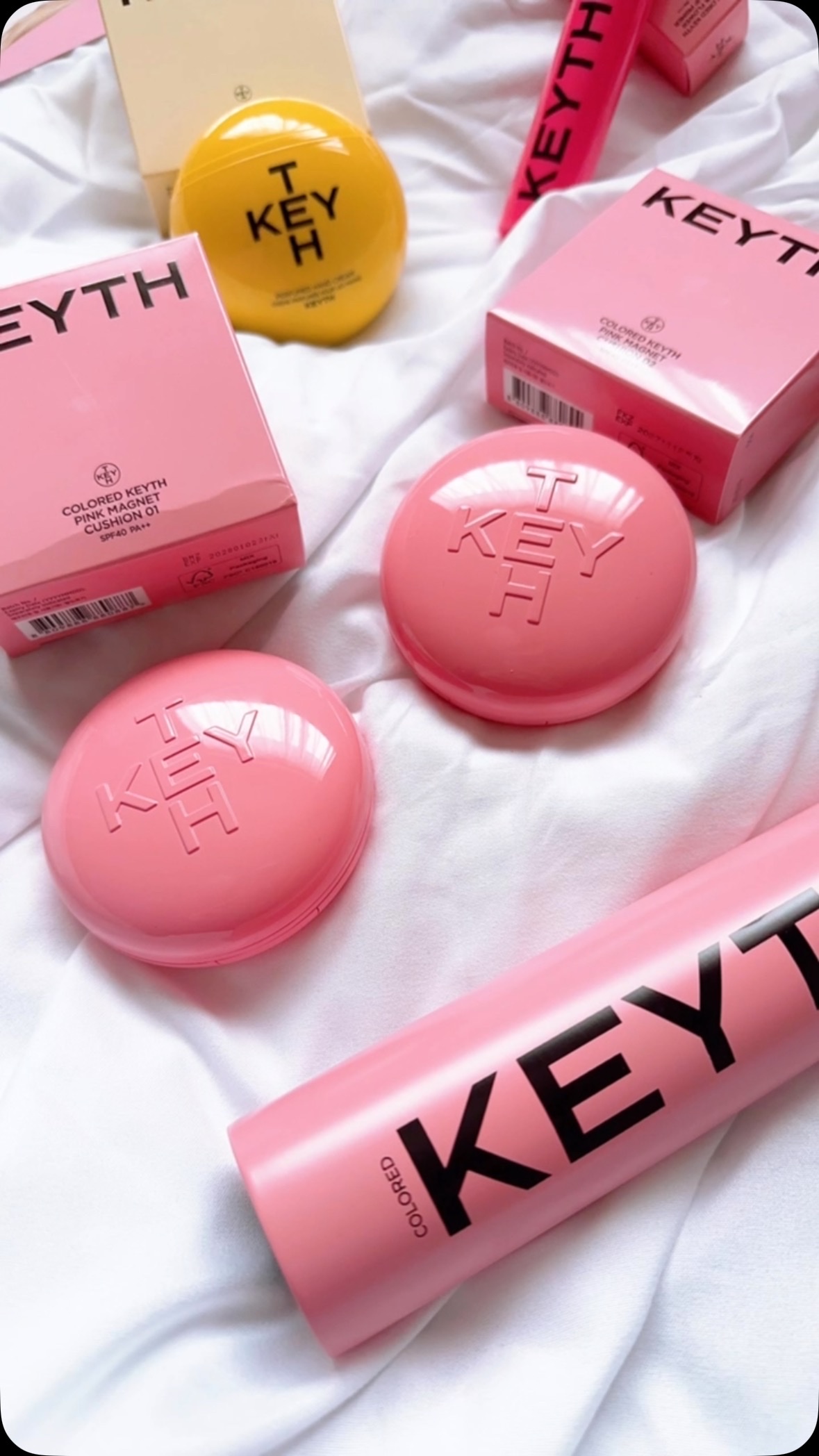 ピンクマグネットクッション/KEYTH/クッションファンデーションの動画クチコミ5つ目