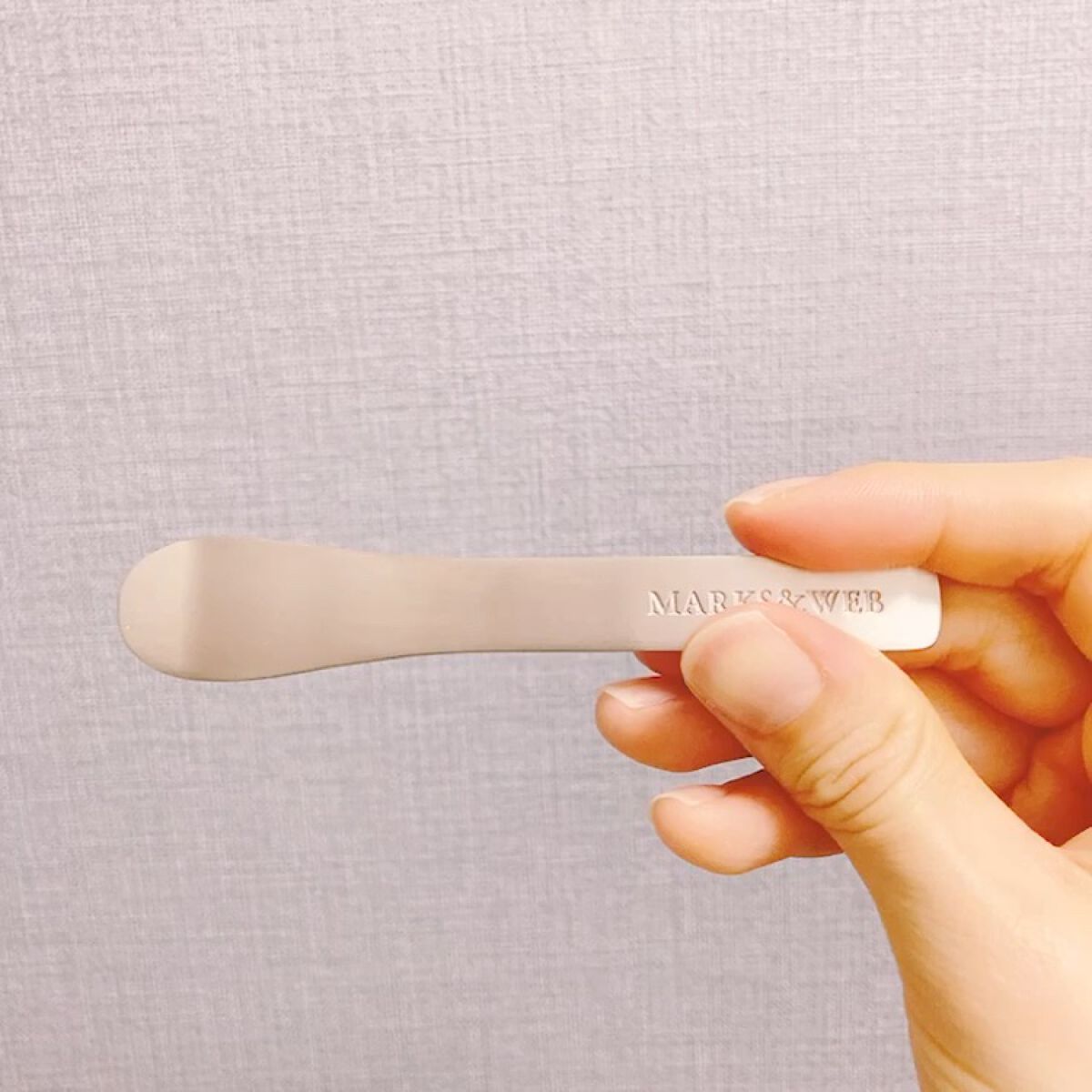 ステンレススパチュラ/MARKS&WEB/その他化粧小物の動画クチコミ1つ目