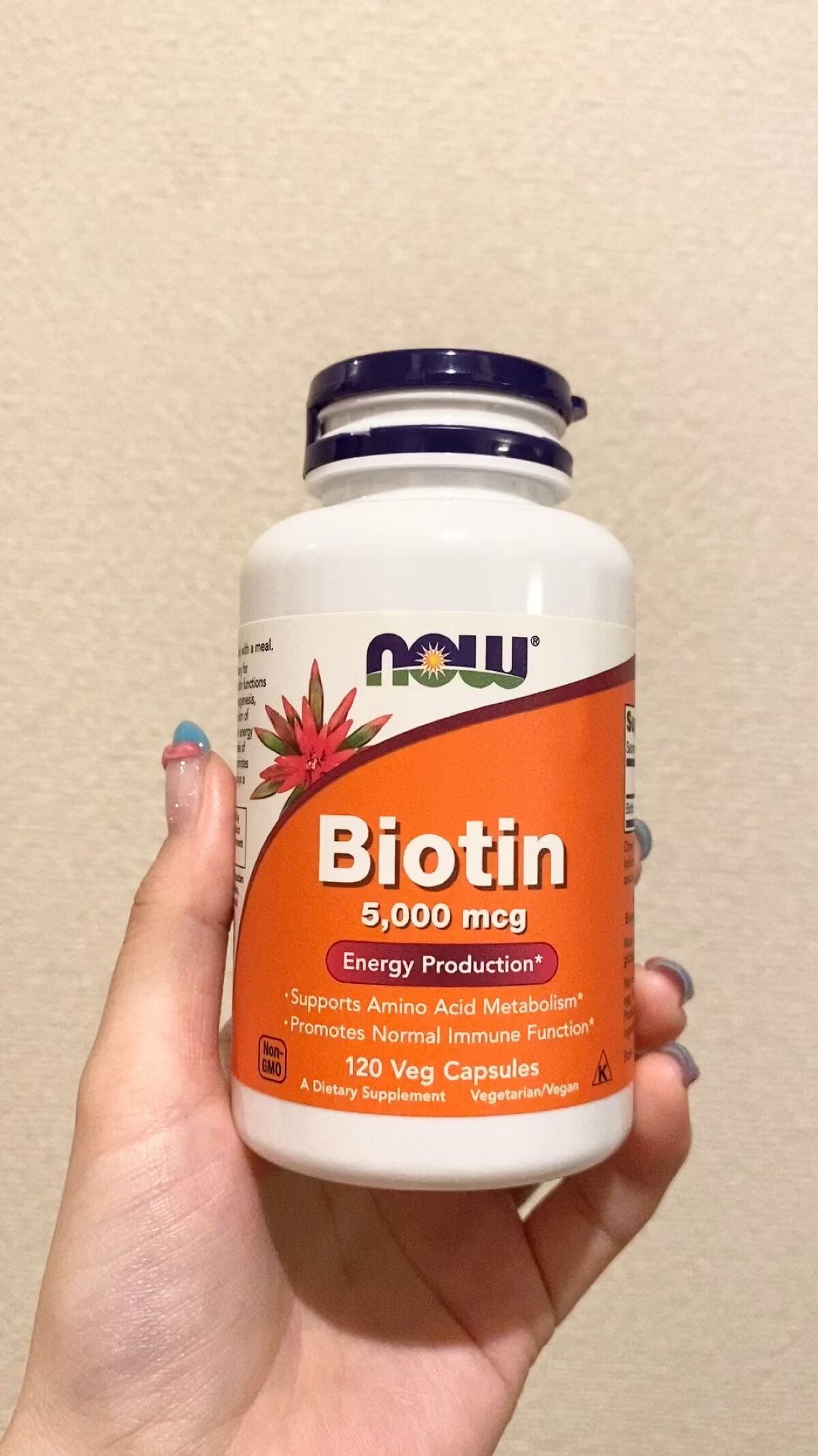 ビオチン/Now Foods/健康サプリメントを使ったクチコミ（1枚目）