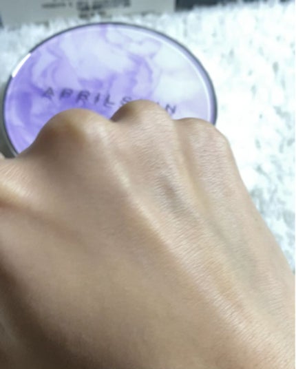 超スリムクッション/APRILSKIN/クッションファンデーションを使ったクチコミ(3枚目)