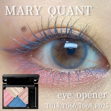 MARY QUANT カラー パレットのクチコミ「今回の投稿は
MARY QUANT
アイオープナー
T018
T066
T068
P025
の.....」（1枚目）