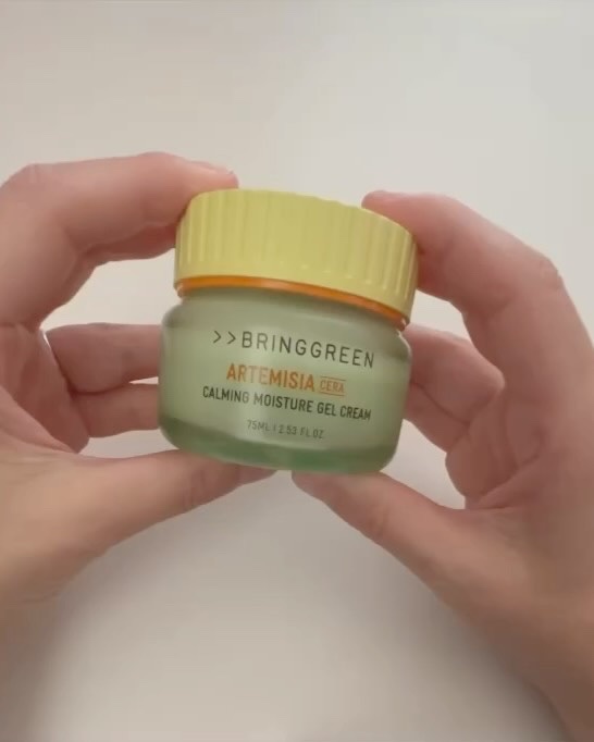 ヨモギセラカーミングモイスチャージェルクリーム/BRING GREEN/フェイスクリームの動画クチコミ1つ目