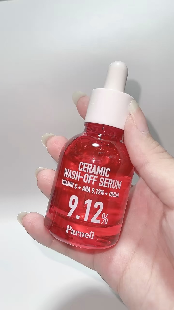 AHA 9.12 オミジャ 陶器肌 ウォッシュオフ セラム/parnell/美容液の人気ショート動画