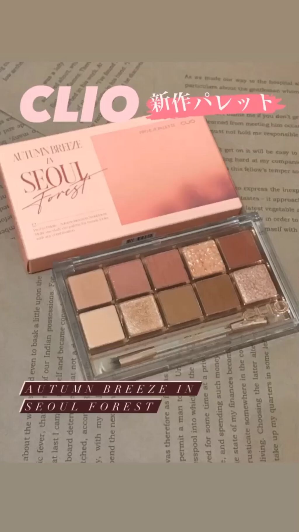 プロ アイ パレット/CLIO/アイシャドウパレットを使ったクチコミ（1枚目）