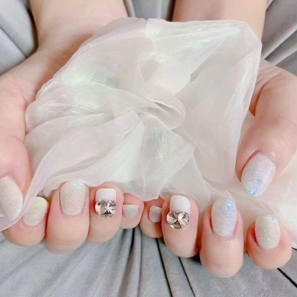 ネイルパーツ/セリア/ネイルチップ・パーツを使ったクチコミ（2枚目）