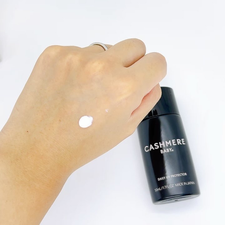 カシミヤベビー デイリーUVプロテクター/CASHMERE BABY/日焼け止めミルクを使ったクチコミ（3枚目）