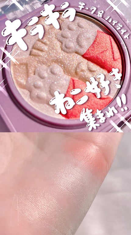 キャットハイライティングブラッシュ/ZEESEA/パウダーハイライトの人気ショート動画