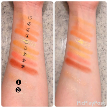 ORANGE YOU GLAD/ColourPop/アイシャドウパレットの動画クチコミ3つ目