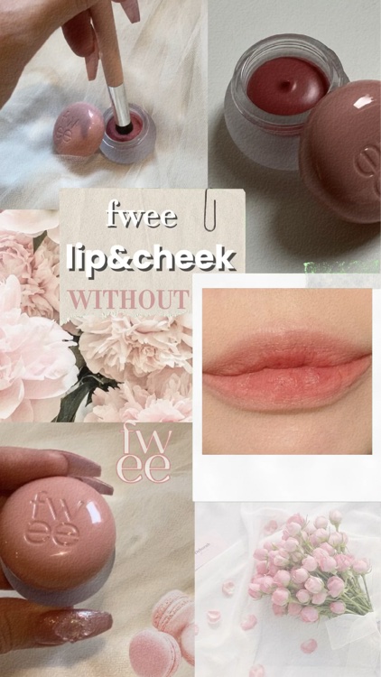 リップアンドチーク ブラーリープリンポット/fwee/口紅を使ったクチコミ（1枚目）