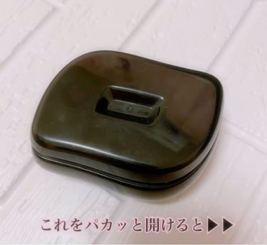 コンパクトスタイラー グレースグリッター/TANGLE TEEZER/ヘアブラシを使ったクチコミ（2枚目）