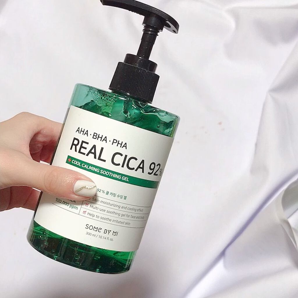 AHA.BHA.PHAリアルシカ92%クールカーミングスージングジェル/SOME BY MI/ボディローションの動画クチコミ3つ目