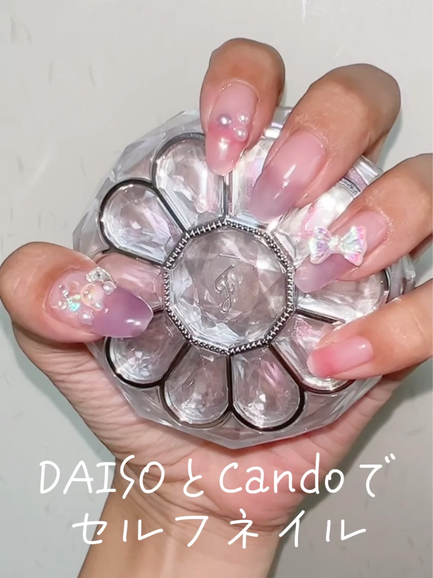 ネイルパーツ/セリア/ネイルチップ・パーツを使ったクチコミ（2枚目）