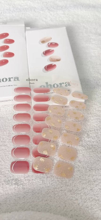 セミキュアジェルネイル(ハンド)/ohora/ネイルシールの人気ショート動画