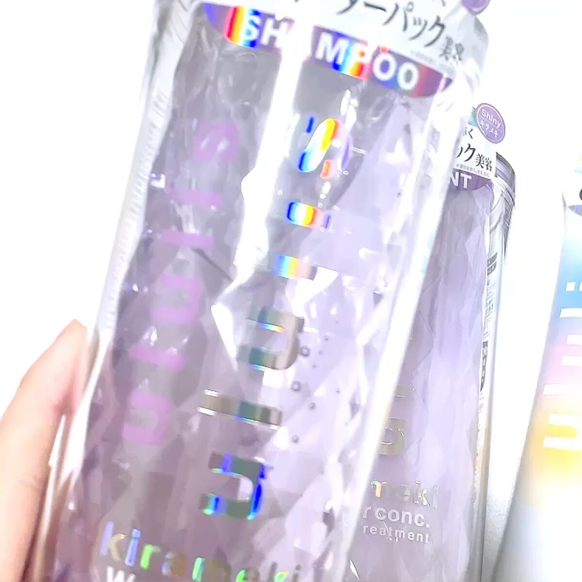 キラメキ ウォーターコンク シャイニー シャンプー/ヘアトリートメント/ululis/市販シャンプーを使ったクチコミ（3枚目）