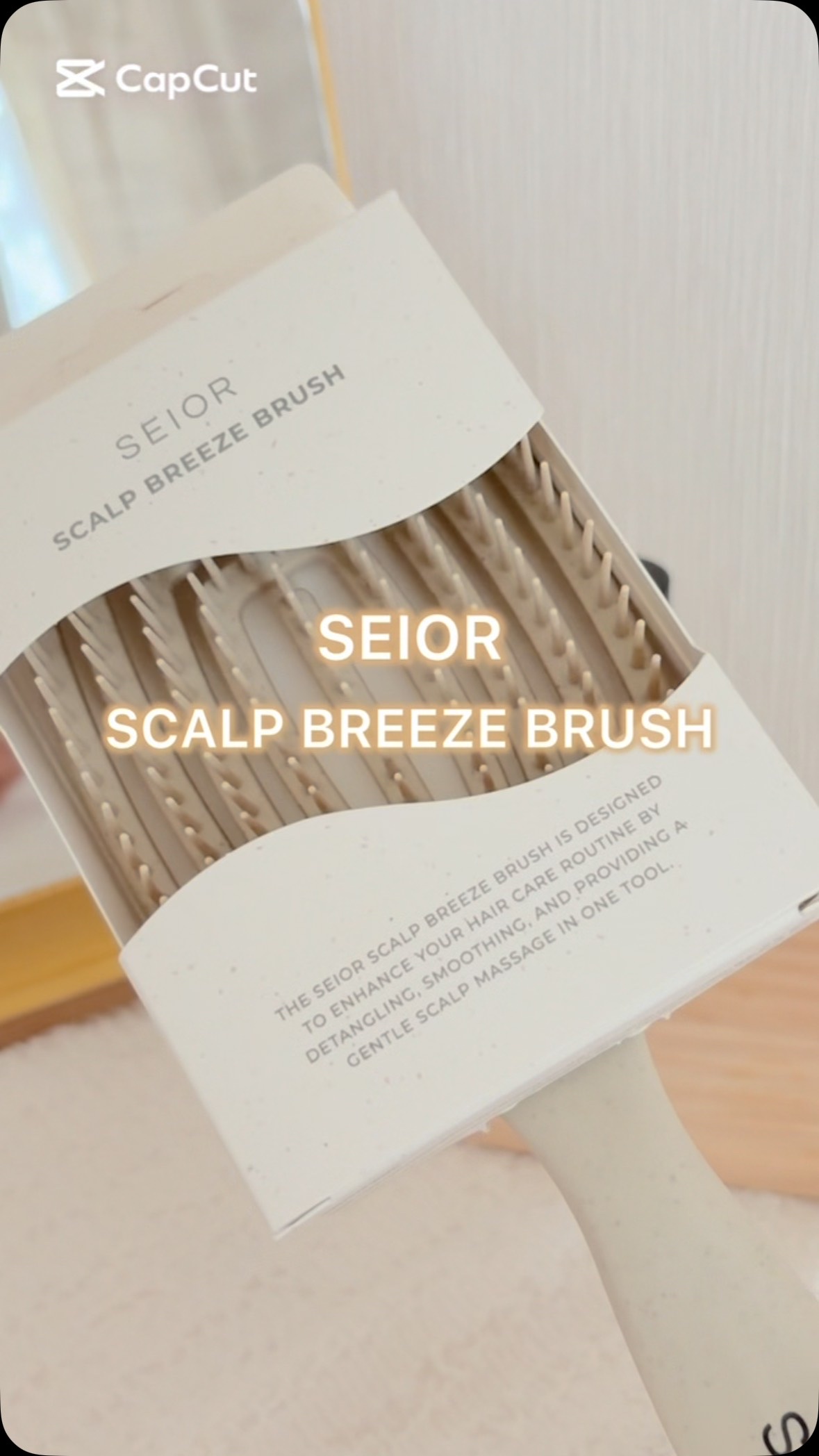 スカルプブリーズブラシ/seior/ヘアブラシを使ったクチコミ（1枚目）