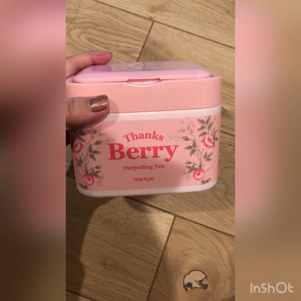 Thanks Berry ダージリンティー マスク/manyo/シートマスク・パックを使ったクチコミ（1枚目）