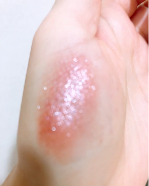 グリッタープリズム シャドウ/MISSHA/グリッターを使ったクチコミ（3枚目）