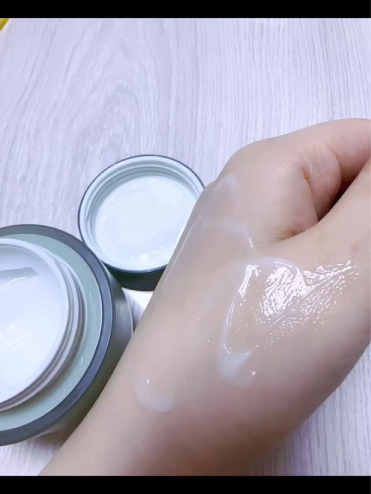 ピュアアルテミシア カーミングウォータークリーム/HANYUL(ハンユル)/フェイスクリームを使ったクチコミ（2枚目）