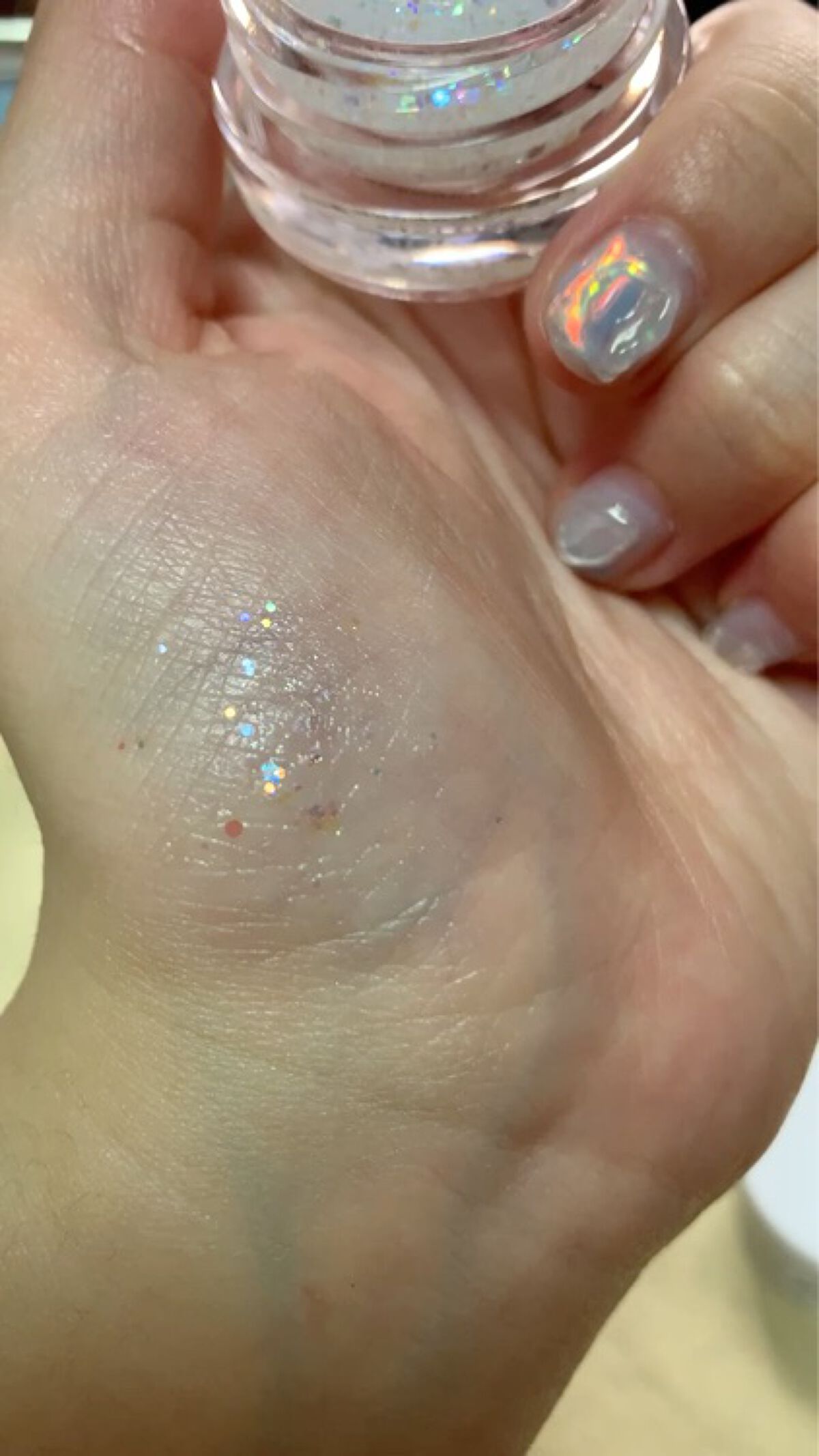 ゲットルーズグリッタージェル N°2スタリッドチェイサー/unleashia/グリッターを使ったクチコミ（2枚目）