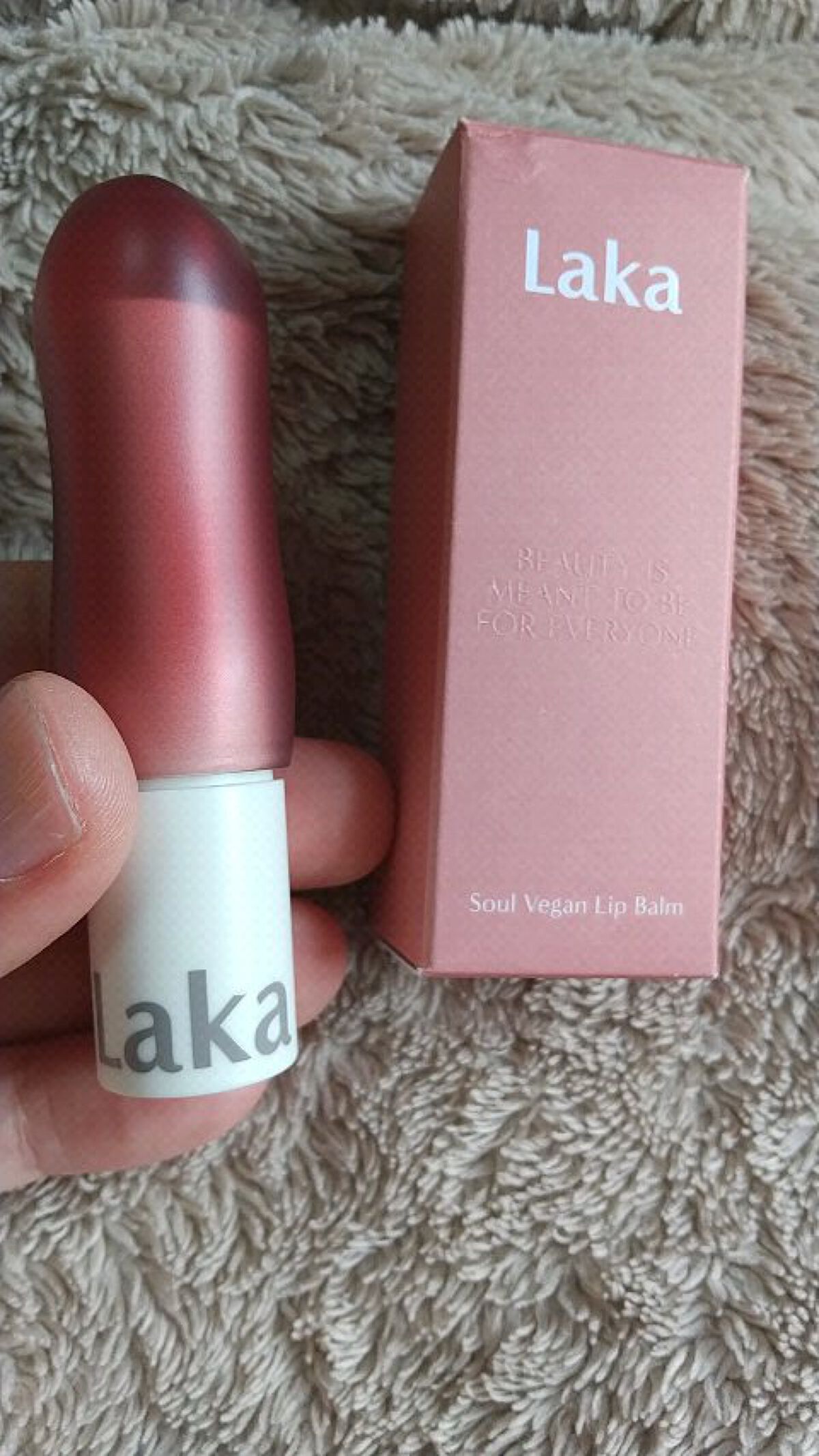 ソウルヴィーガンリップバーム/Laka/リップバームの動画クチコミ1つ目