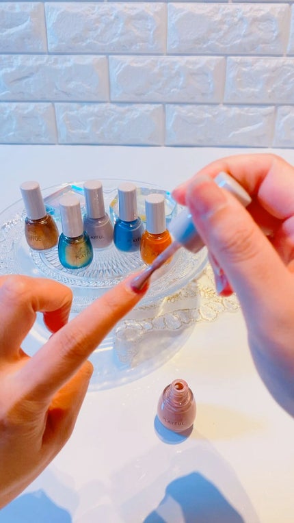 プレイフル アップデートネイル/PLAYFUL/オールインワンネイルの人気ショート動画