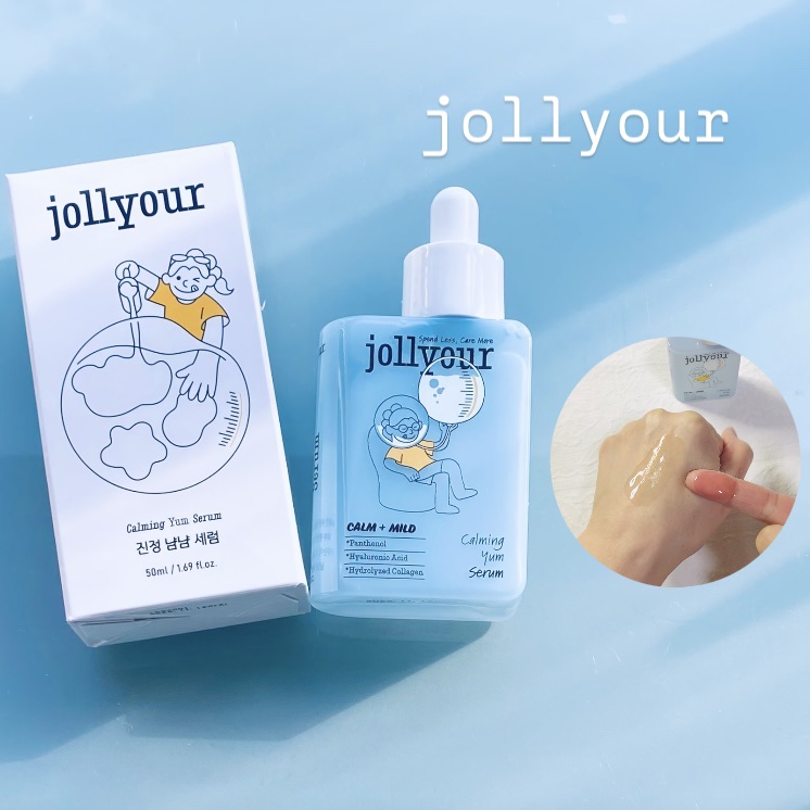 JOLLYOUR（ジョリーアワー）
ヤムヤム セラム

可愛らしいデザインパッケージ。
サラッとしたテクスチャーのシンプルな使い心地。デイリーに使いやすい。
秋冬は乾燥が気になりますが、こちらのセラムは水分感があり肌が潤う感じがして気に入っ