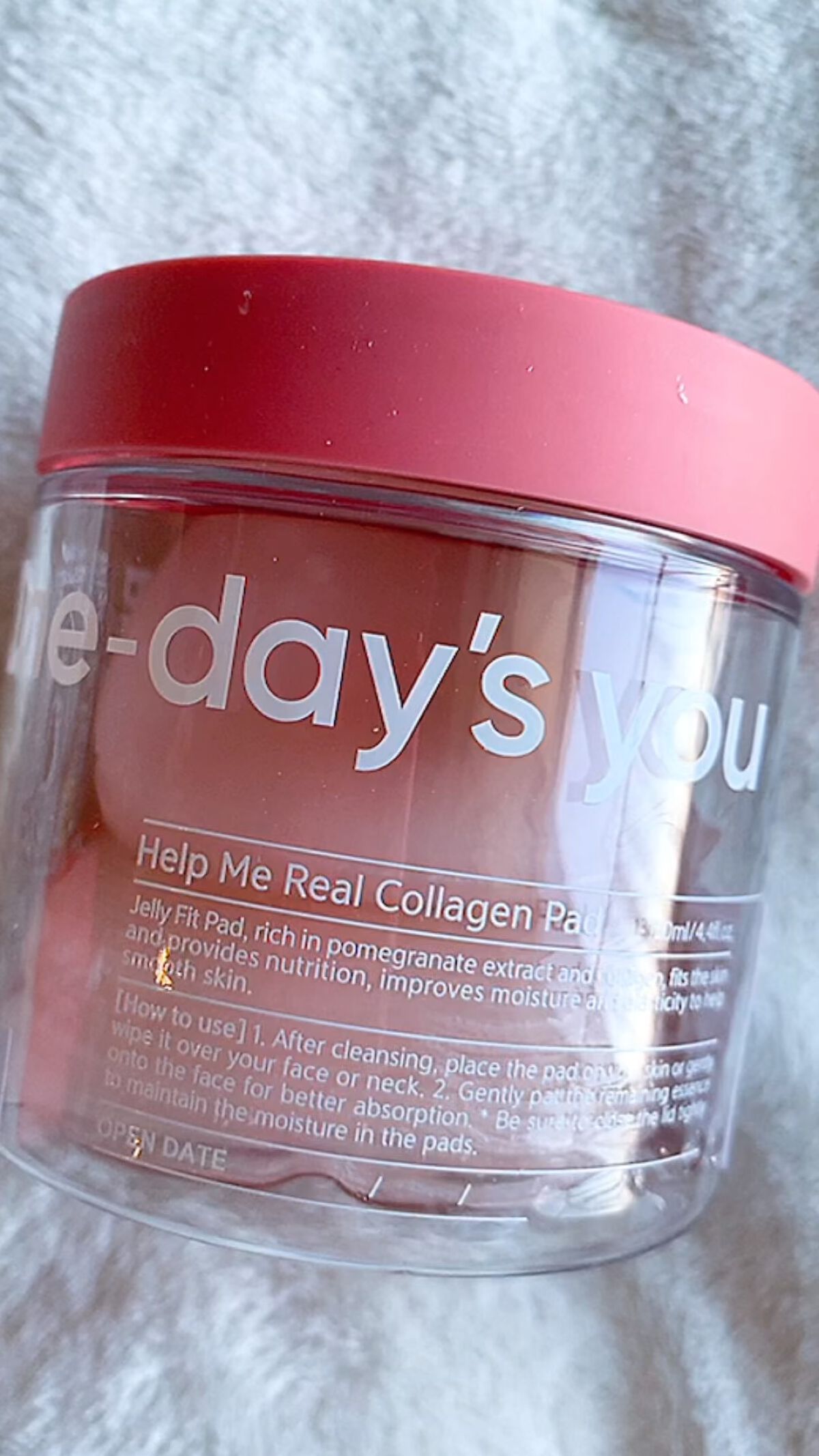 ヘルプミー! リアルコラーゲンパッド/One-day's you/トナーパッドを使ったクチコミ（1枚目）