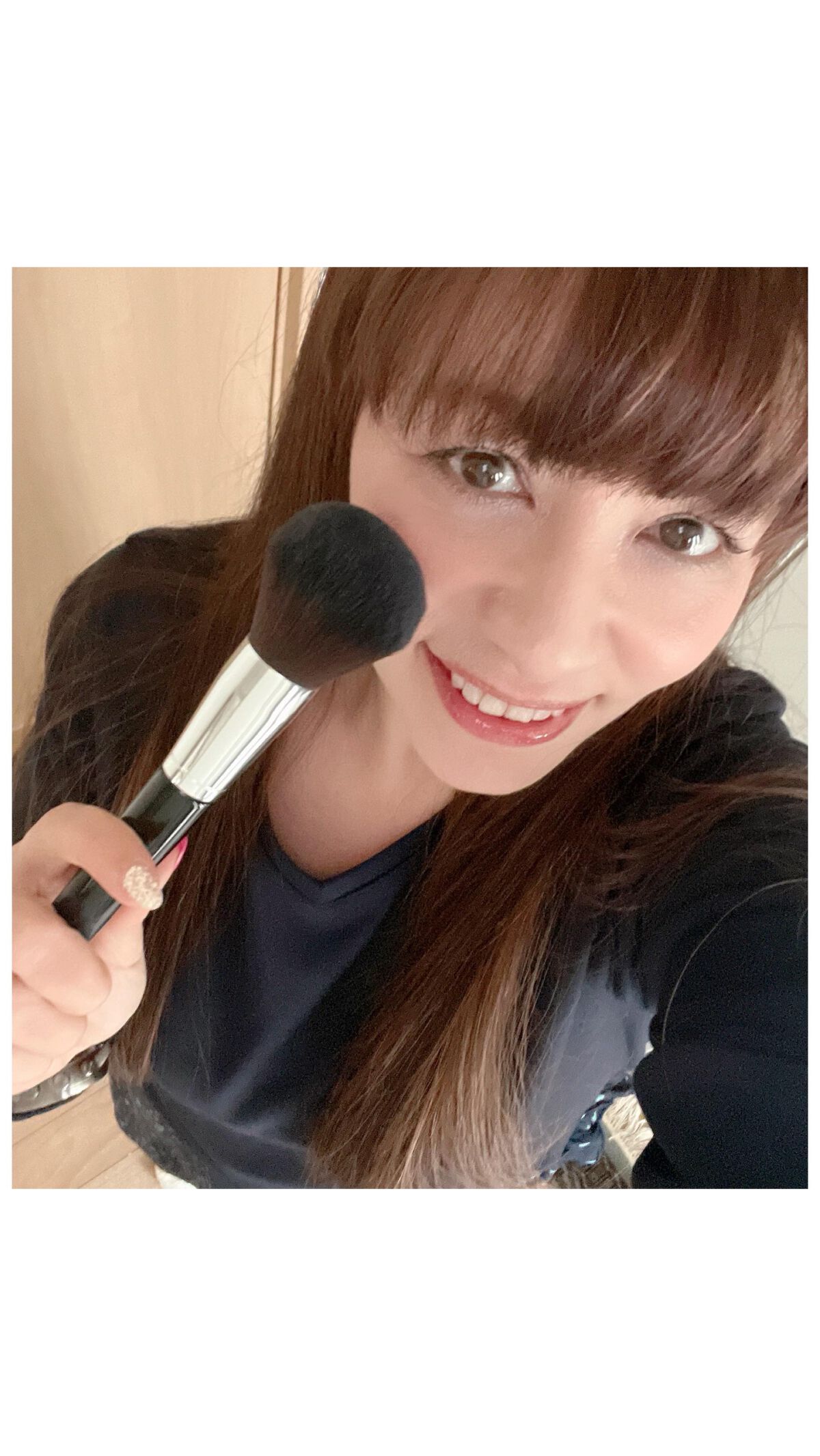 SIXPLUS 大きなサイズのパウダーブラシ（ブラック）F31/SIXPLUS/メイクブラシを使ったクチコミ（1枚目）