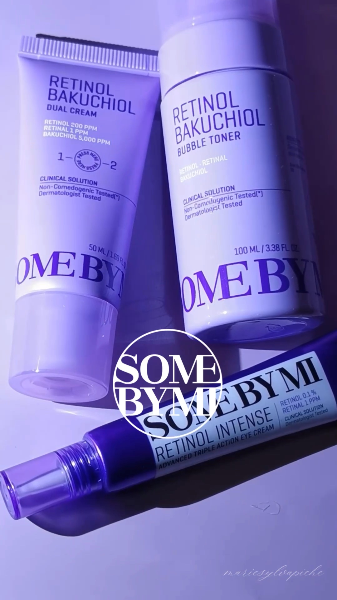 .˚⊹⁺‧┈┈┈┈┈┈┈┈┈┈┈┈‧⁺ ⊹˚.
こんにちわん🙌まりしる🐈‍⬛です😊

SOME BY MI(サムバイミー)
💜紫のレチノールラインから待望の新作が登場📣

💜レチノールバクチオールデュアルクリーム💜
２種類のク