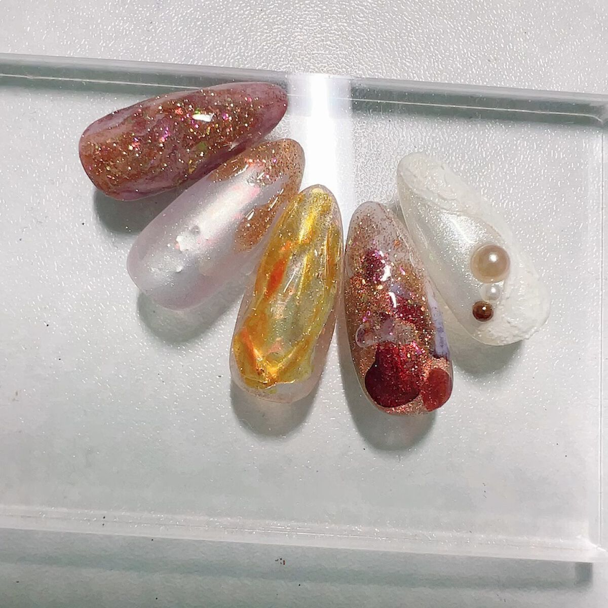 #バレンタインネイル,#チョコネイルのネイルデザイン