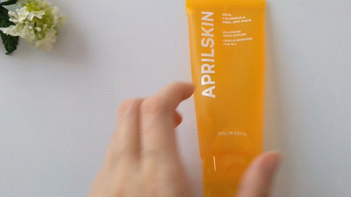 リアルカレンデュラピールオフパック/APRILSKIN/ピーリングを使ったクチコミ（1枚目）