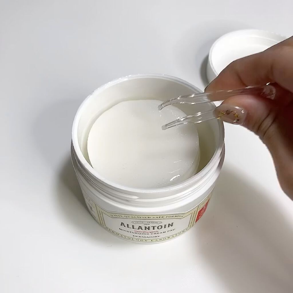 ハイポアレジェニック  モイスチャライジング クリームパッド/Dermatory/トナーパッドの動画クチコミ3つ目