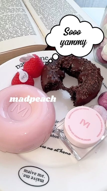 ムードミックスクリームブラッシャー/MAD PEACH/ジェル・クリームチークの人気ショート動画