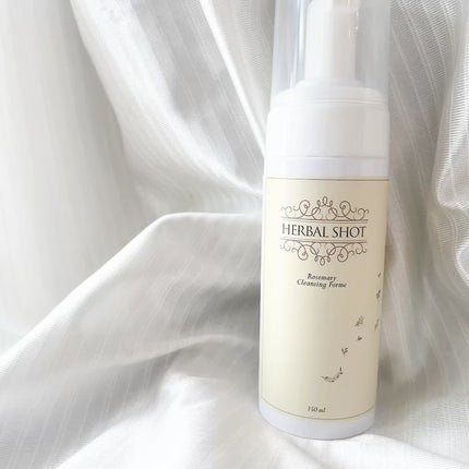 ふわふわ泡クレンジング(ローズマリー)/Herbal Shot/洗顔フォームを使ったクチコミ(2枚目)