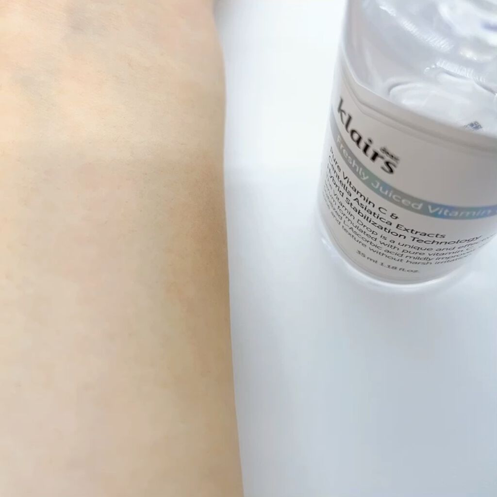 フレッシュリージュースドビタミンドロップ(35ml)/Klairs/美容液を使ったクチコミ（3枚目）