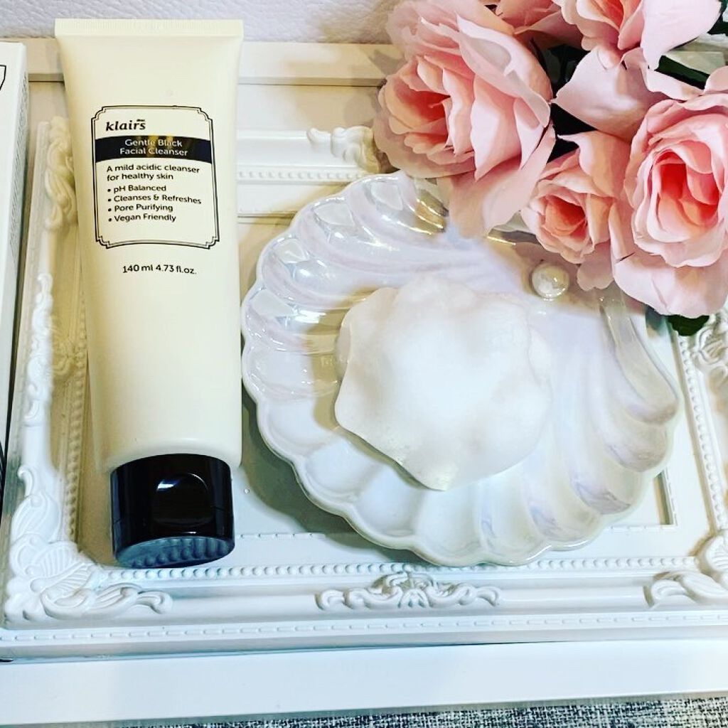 ジェントルブラックフェイシャルクレンザー(140ml)/Klairs/洗顔フォームの動画クチコミ3つ目