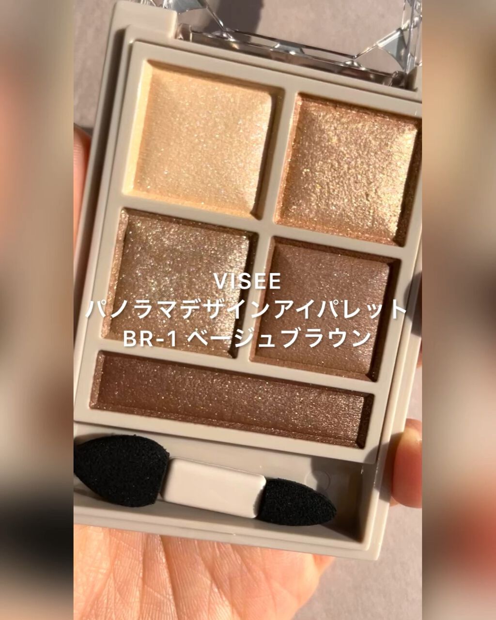 パノラマデザイン アイパレット/Visée/アイシャドウパレットの動画クチコミ3つ目