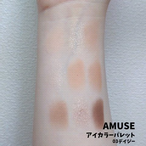 アイカラーパレット/AMUSE/アイシャドウパレットの動画クチコミ5つ目