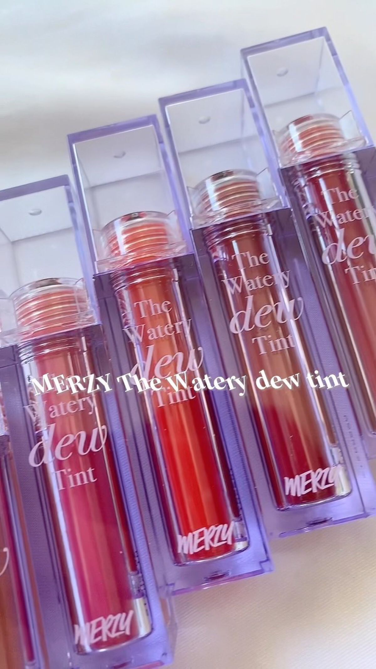 ザ ウォータリーデューティント/MERZY/リップティントを使ったクチコミ（1枚目）