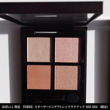 THREE スターゲージング アイシャドウクアッド X04 REFLECTIVE THREE スターゲージング アイシャドウクアッド X04 REFLECTIVE