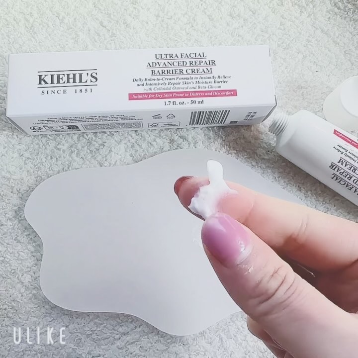 アドバンスト スキンバリア クリーム UF/Kiehl's/フェイスクリームの動画クチコミ1つ目