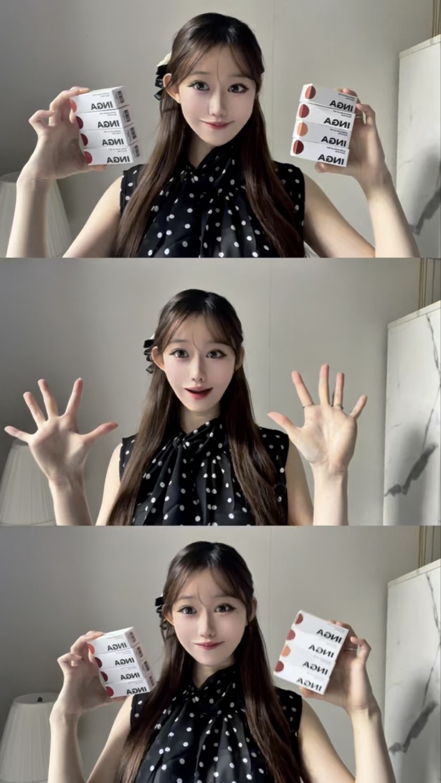 可愛すぎるブルベメイク👀💄💖
色落ちしないから最強ティントかも！
#inga #メガ割#キューテン #韓国コスメ #新作コスメ #プチプラコスメ #Qoo10メガ割 #ブルベ #ティントリップ #ツヤリップ #韓国リップ 