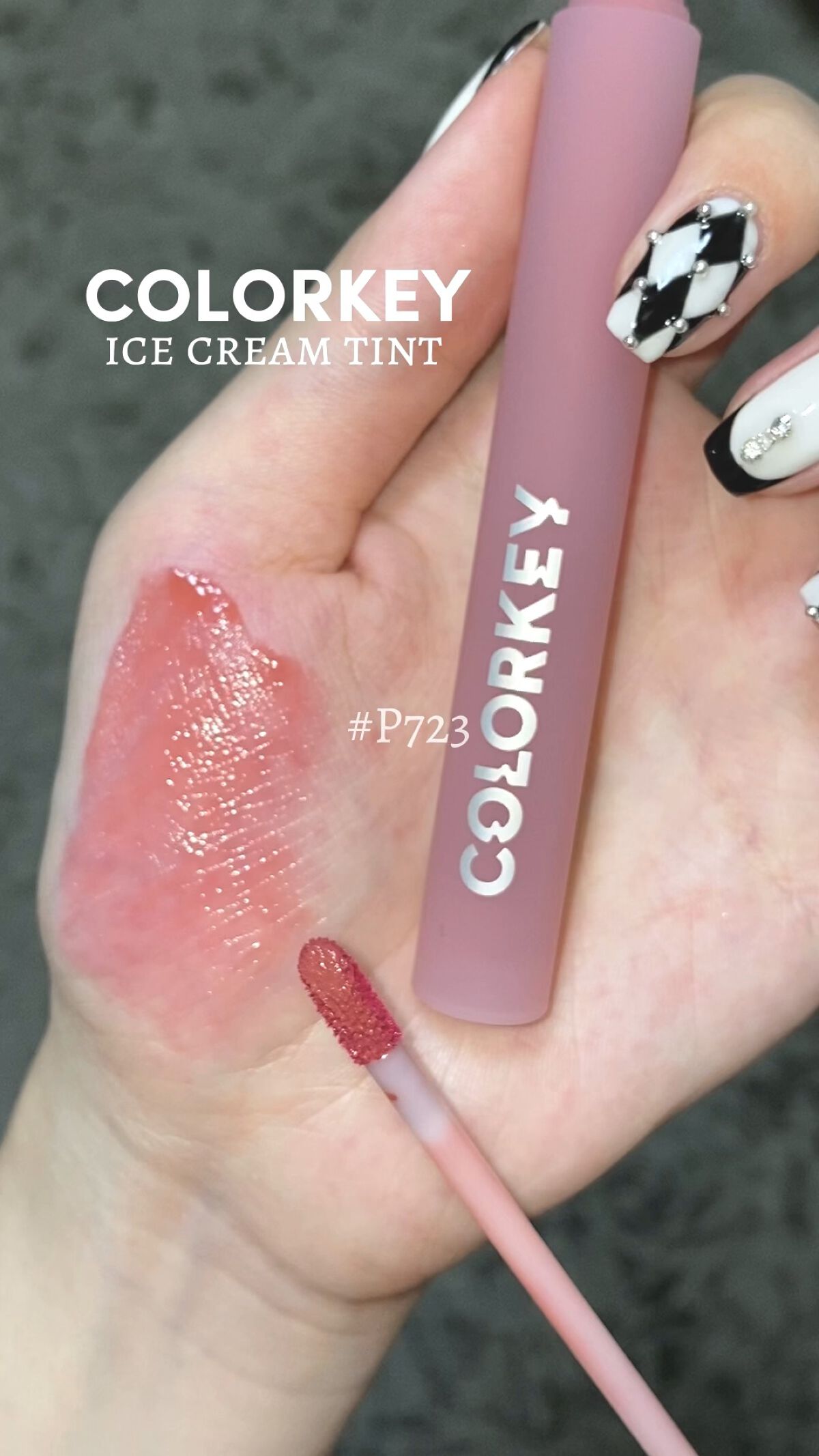 リップスティックアイスクリームティント/COLORKEY/口紅の動画クチコミ1つ目