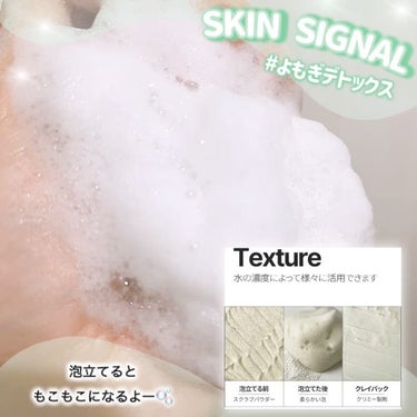 クレイ酵素クレンザー/SKIN SIGNAL/洗顔パウダーを使ったクチコミ（4枚目）