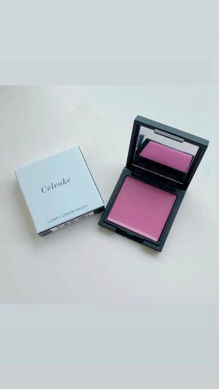 カムフィー クリームブラッシュ/Celvoke/ジェル・クリームチークの人気ショート動画