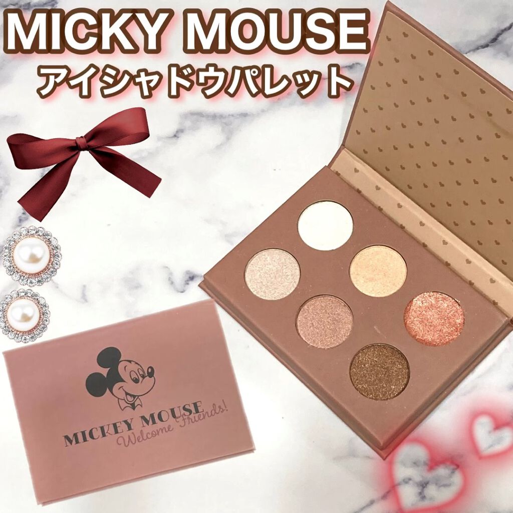 サンキューマートオリジナルディズニーアイシャドウパレット ミッキーマウス サンキューマートの口コミ ピンクブラウンが可愛い By ちゃんみ フォロバ 投稿ある方 普通肌 Lips