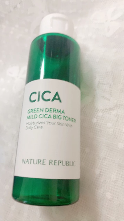 グリーン ダーマCICAビックトナー/ネイチャーリパブリック/化粧水を使ったクチコミ（2枚目）