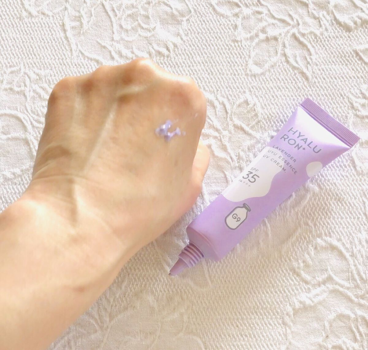 ウユエッセンス UVクリーム/G9SKIN/日焼け止めクリームを使ったクチコミ（1枚目）