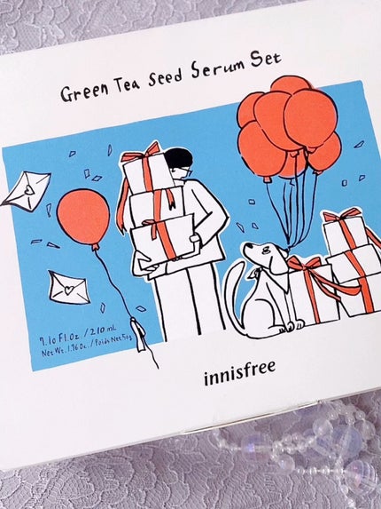 グリーンティーシード セラム N スペシャルセット/innisfree/スキンケアキットを使ったクチコミ(1枚目)